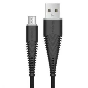 DEVIA Kabl USB data Flexible Fish Micro, crna, 1.5m