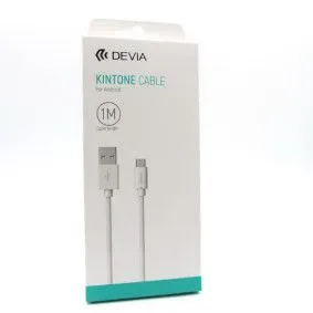DEVIA Kabl USB Kintone Cable Micro 2.1A, 1M
