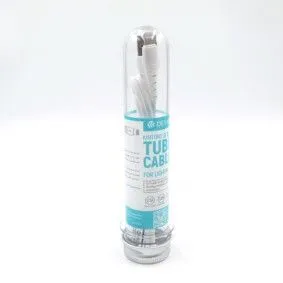 DEVIA Kabl USB Kintone Tube Cable Lightning 2.1A, bela