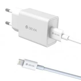 DEVIA Kućni punjač Smart Series 2A Suit sa Lightning kablom V3