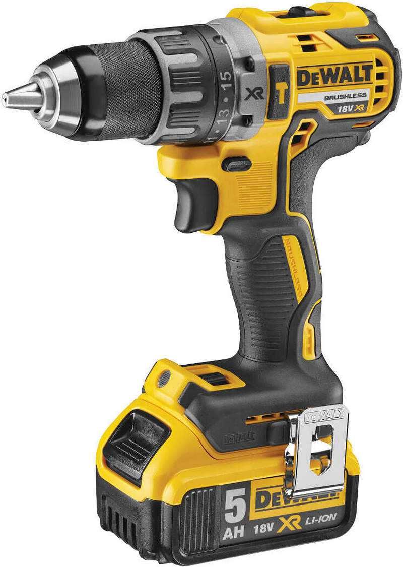 DEWALT Akumulatorska bušilica - odvijač bez četkica 18V Li-Ion 5,0 Ah DCD791P2