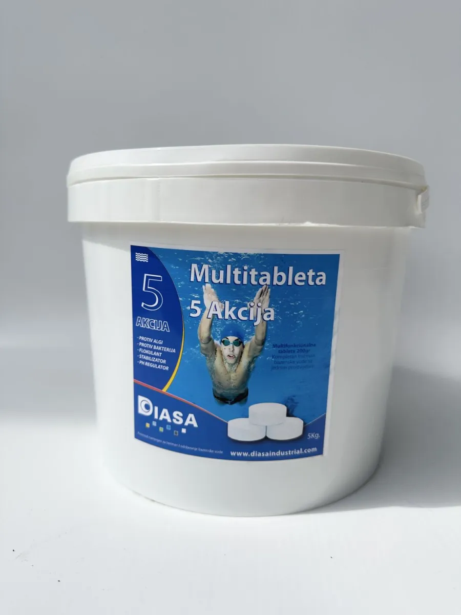 DIASA Multi 5 u 1 tablete za održavanje vode u bazenu 5kg