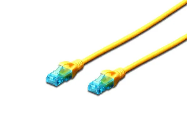 DIGITUS DK-1512-0025/Y patchcord kabl 5e U/UTP CCA 0,25m žuti