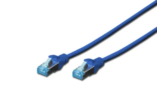 DIGITUS DK-1512-010/B patchcord kabl 5e U/UTP CCA 1m plavi