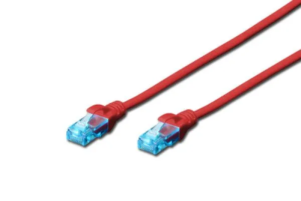 DIGITUS DK-1512-070/R patchcord kabl 5e U/UTP CCA 7m crveni