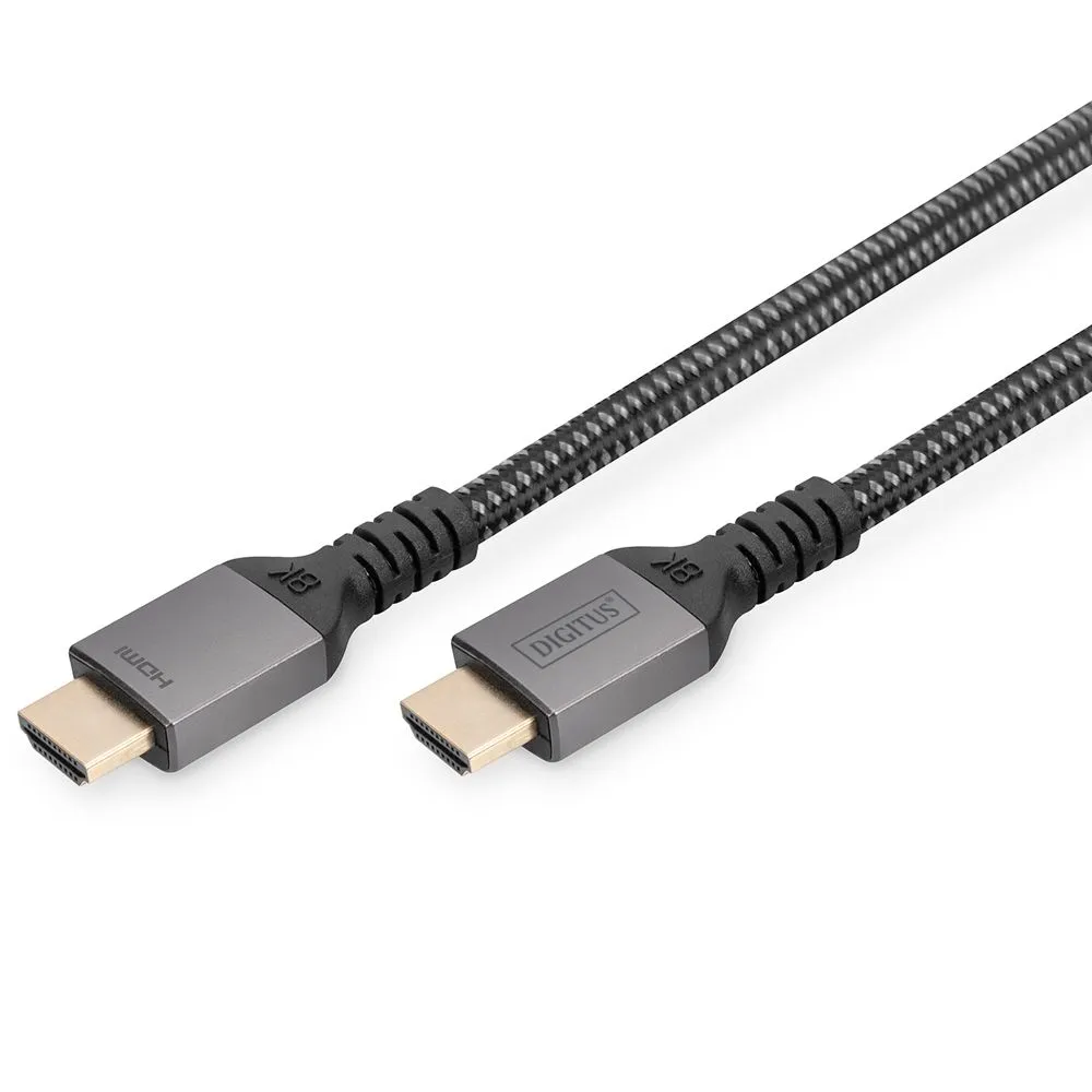 DIGITUS Kabl premijum HDMI na HDMI 2.1 8K 1m, crna