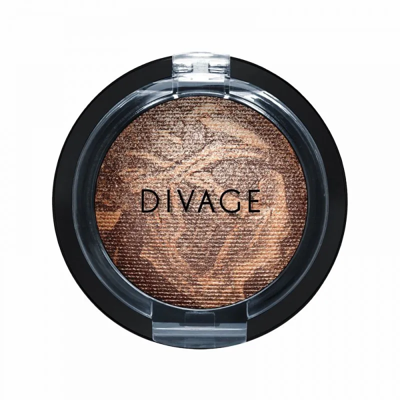 DIVAGE Senka za oči pečena COLOUR SPHERE 12, Satin Trendy Brown