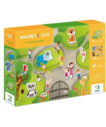 DODO Magnetne puzzle za decu Zoološki vrt - 35 delova