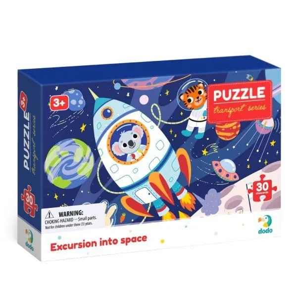 DODO Puzzle Ekskurzija u svemiru - 30 delova