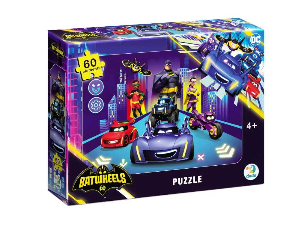 DODO Puzzle za decu Batwheels - 60 delova