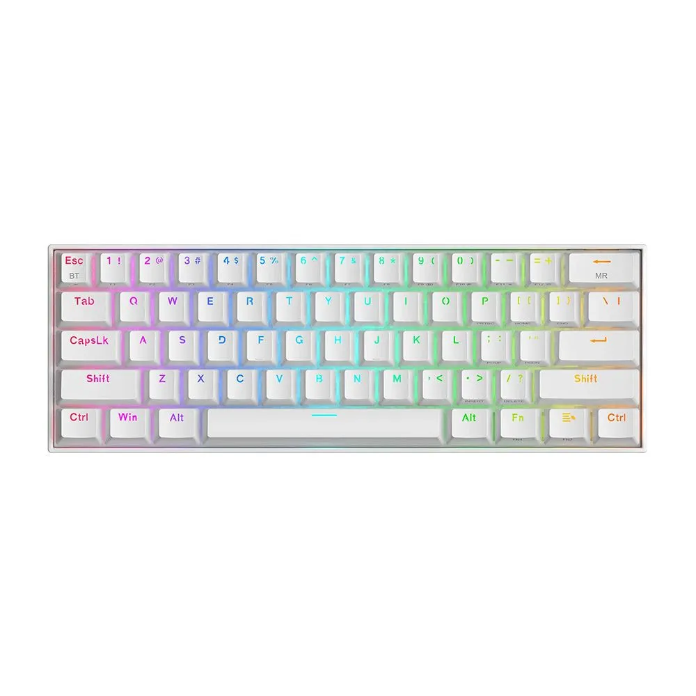 Draconic K530 PRO Mechanical Gaming Keyboard - BT/ RGB/ Red switch/ White