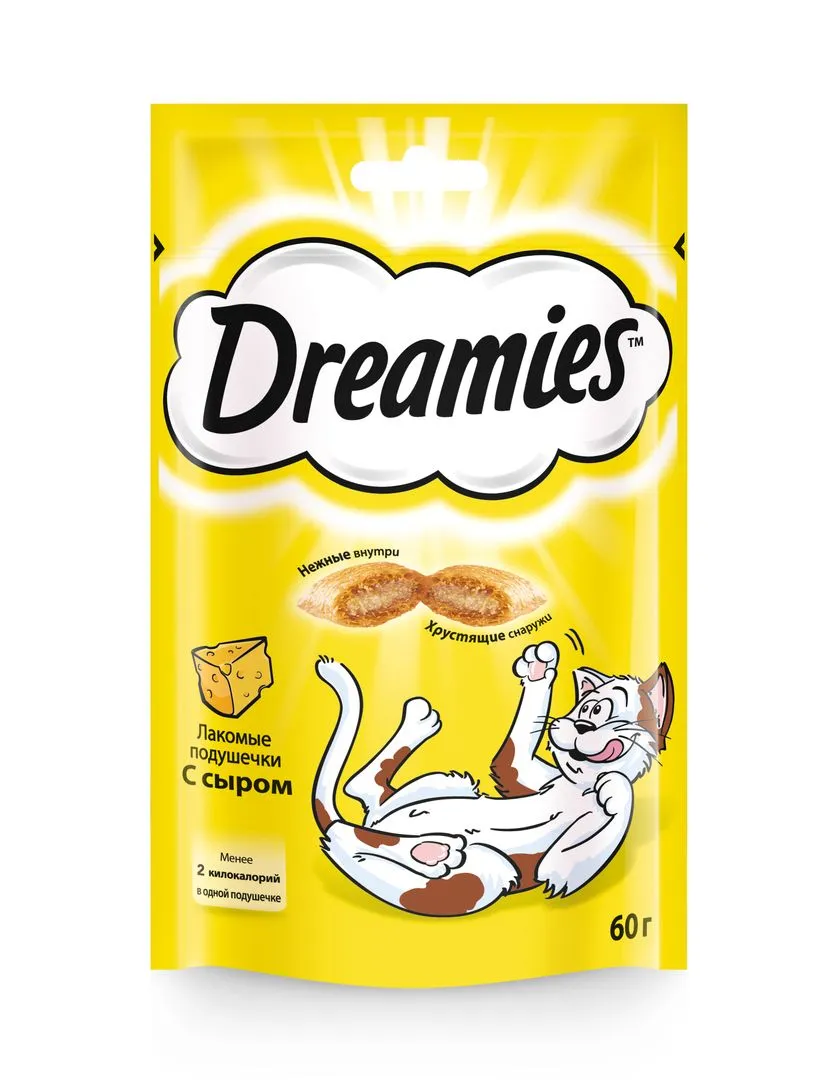 DREAMIES Poslastica za mačke sir 60g