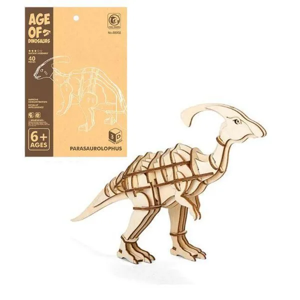 Drvene 3D puzzle Parasaurolofus - 40 delova 68002