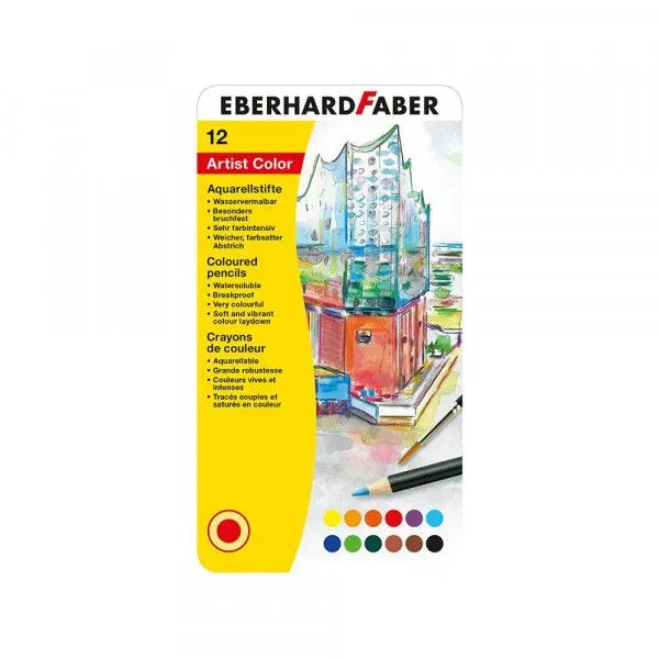 Drvene bojice Eberhard Faber 1/12 Akva color 516013