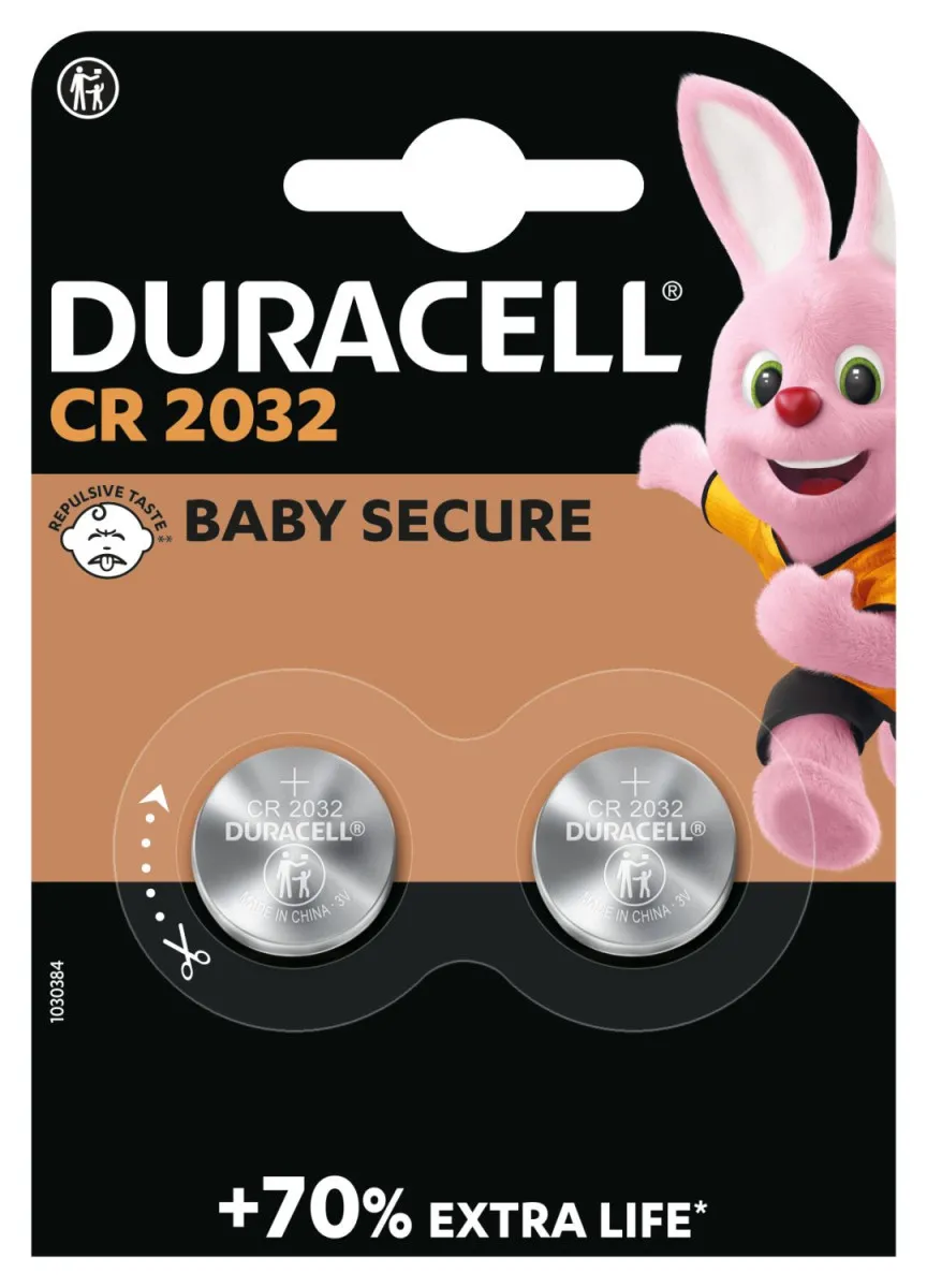 DURACELL Baterija Coin LM2032 CR2032, 2 kom