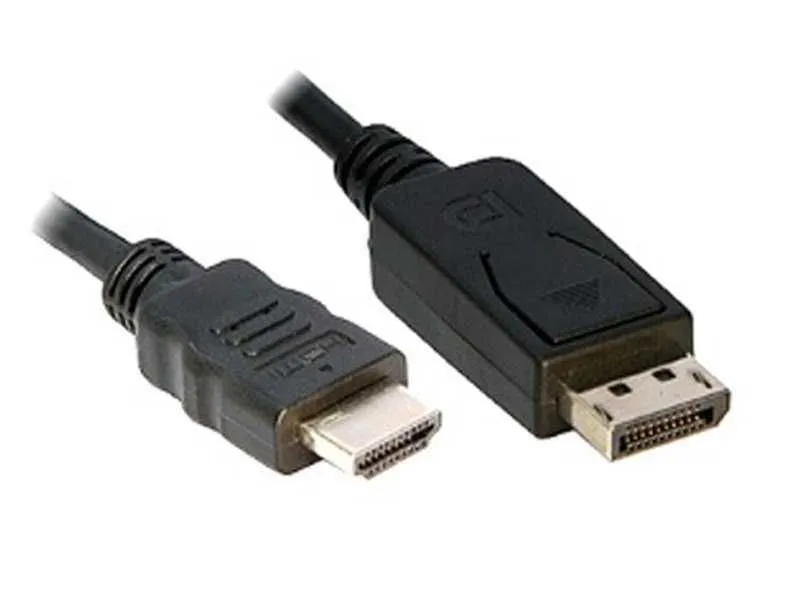 E-GREEN DisplayPort (M) - HDMI (M) 1.8m, crni
