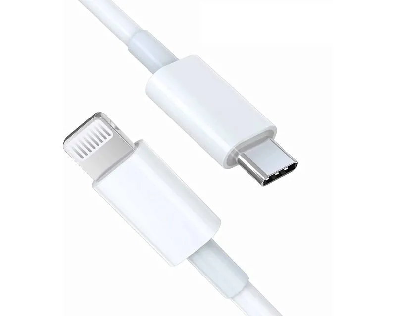 E-GREEN Kabl 3.1 USB tip C na iPhone Lighting 5/6/7 2.4 A/ 2m/ bela