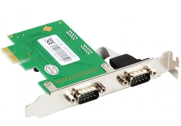 E-Green PCI Express kontroler 2-port serial RS232/DB-9