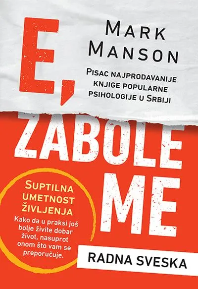 E, zabole me  Suptilna umetnost življenja  radna sveska