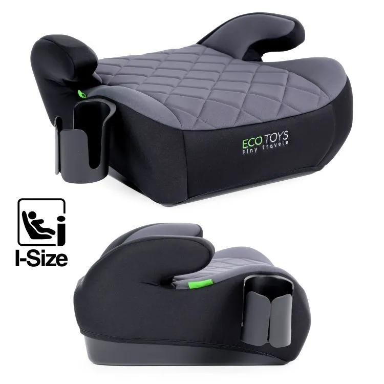 ECO TOYS Buster sa držačem za čašu i-Size 125-150cm , siva