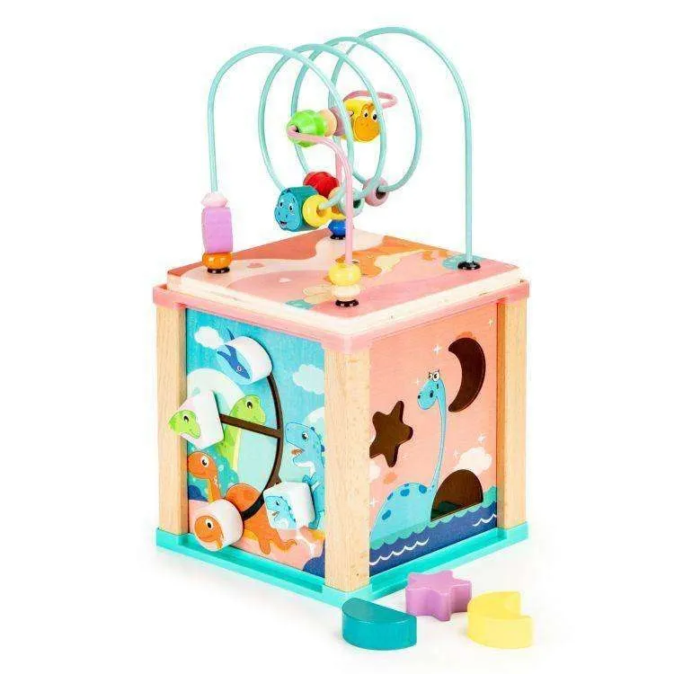 ECO TOYS Drvena interaktivna kocka MS