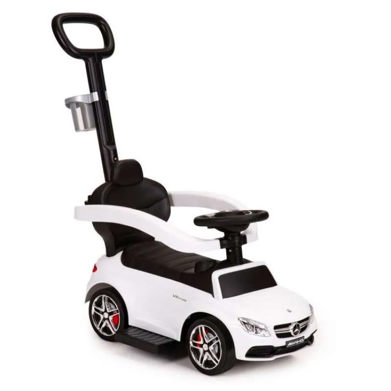 ECO TOYS Guralica za decu sa ručkom Mercedes/ bela