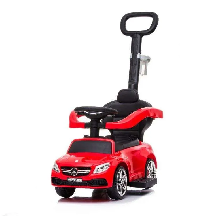 ECO TOYS Guralica za decu sa ručkom Mercedes/ crvena