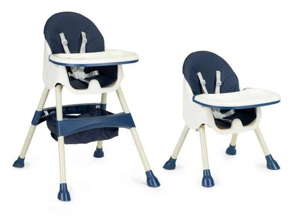 ECO TOYS Hranilica za bebe 2u1, bela/plava