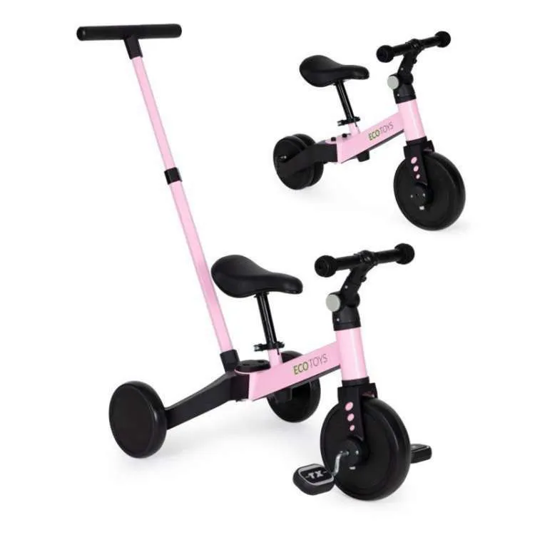 ECO TOYS Tricikl za decu 2u1/ roze