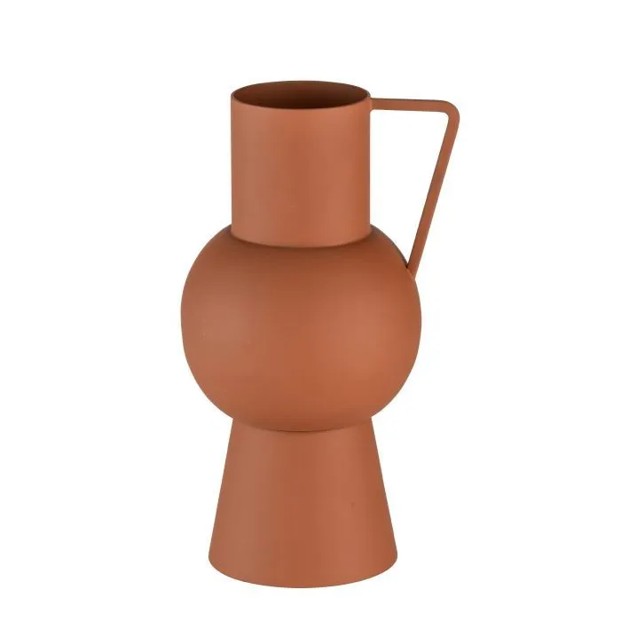 EGLO Metalna vaza 22x10cm Miouski, terakota