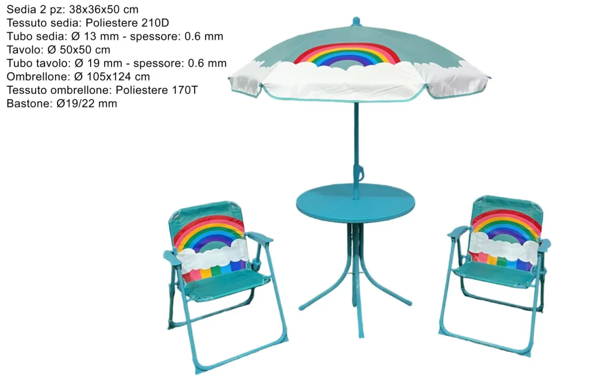 eHomeGarden Dečiji baštenski set/ plava duga