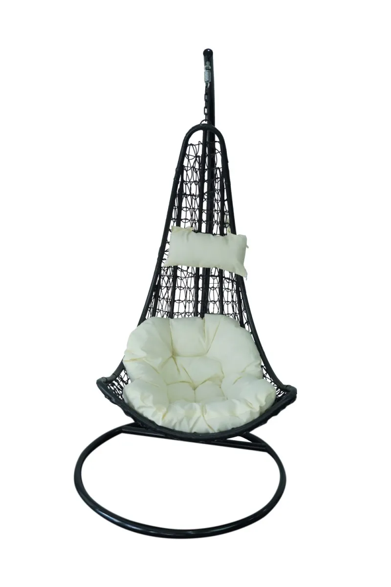 eHomeGarden Viseća ljuljaška jaje 82 x 117 x 71 cm