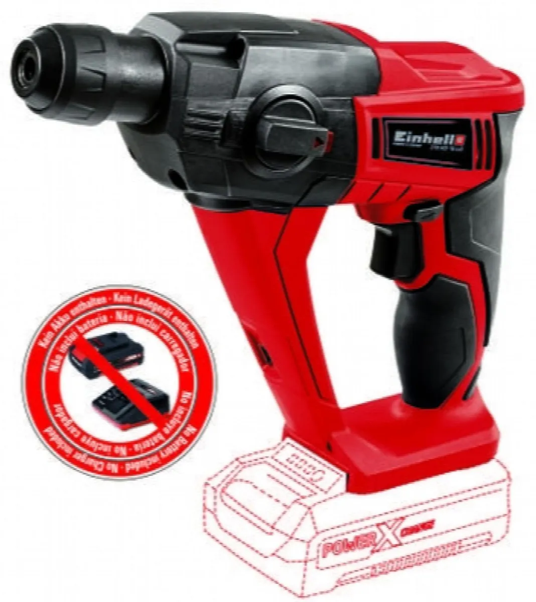 EINHELL Akumilatorska čekić bušilica TE-HD 18 Li-Solo