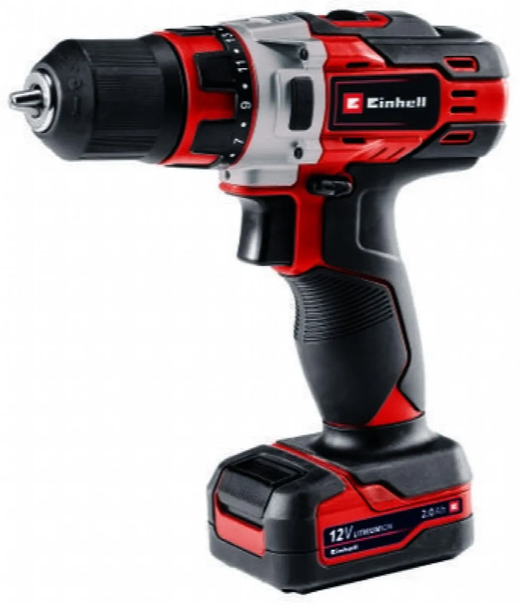 EINHELL Akumulatorska bušilica TE-CD 12/1 Li (2x2,0Ah)