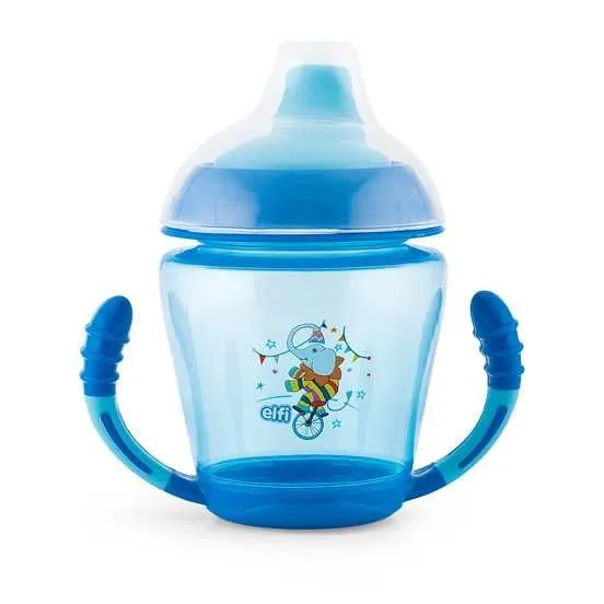 ELFI Šolja neprosipajuća sa tvrdim piskom i poklopcem CIRCUS, 240 ml