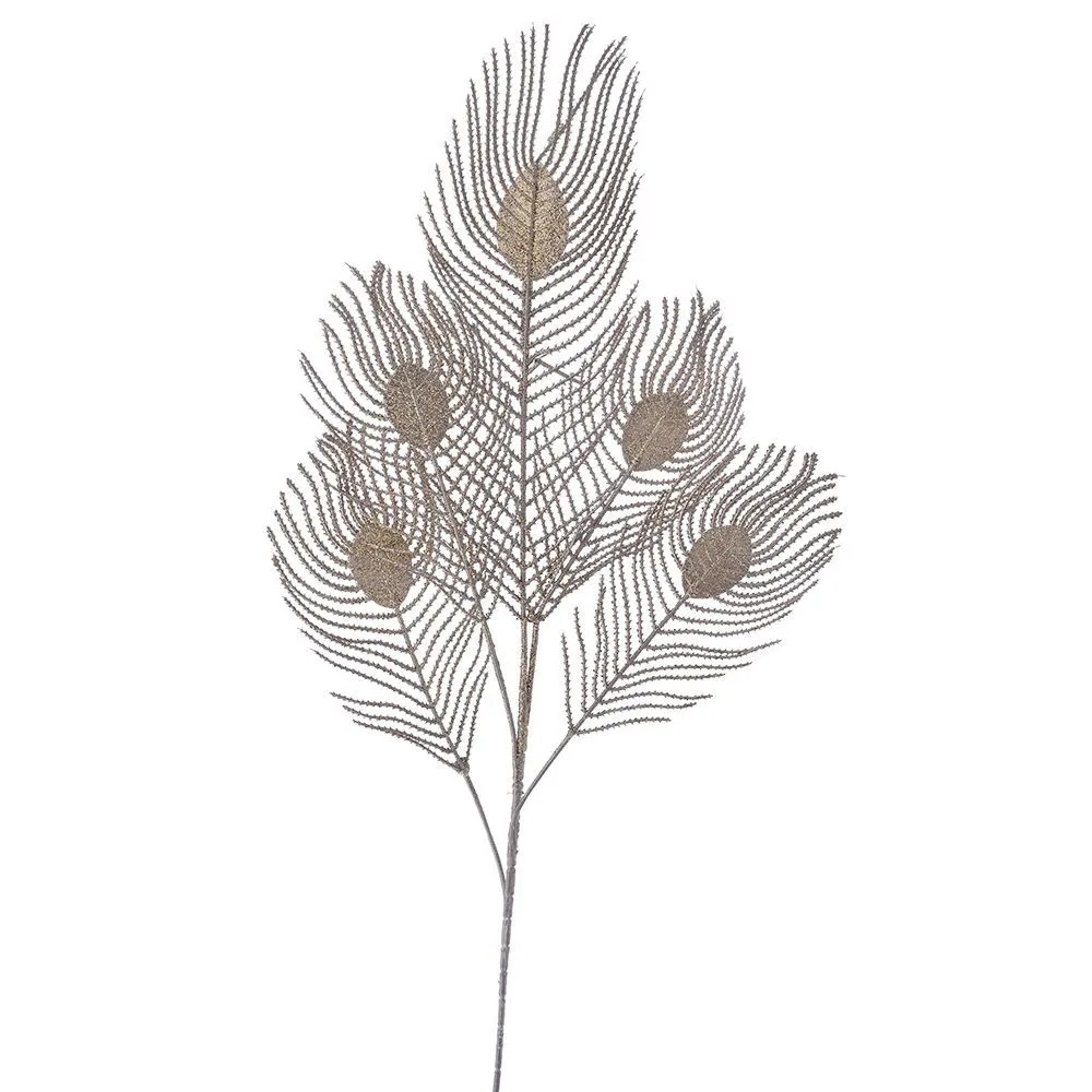 ENA Novogodišnja grana 90cm/ šampanj