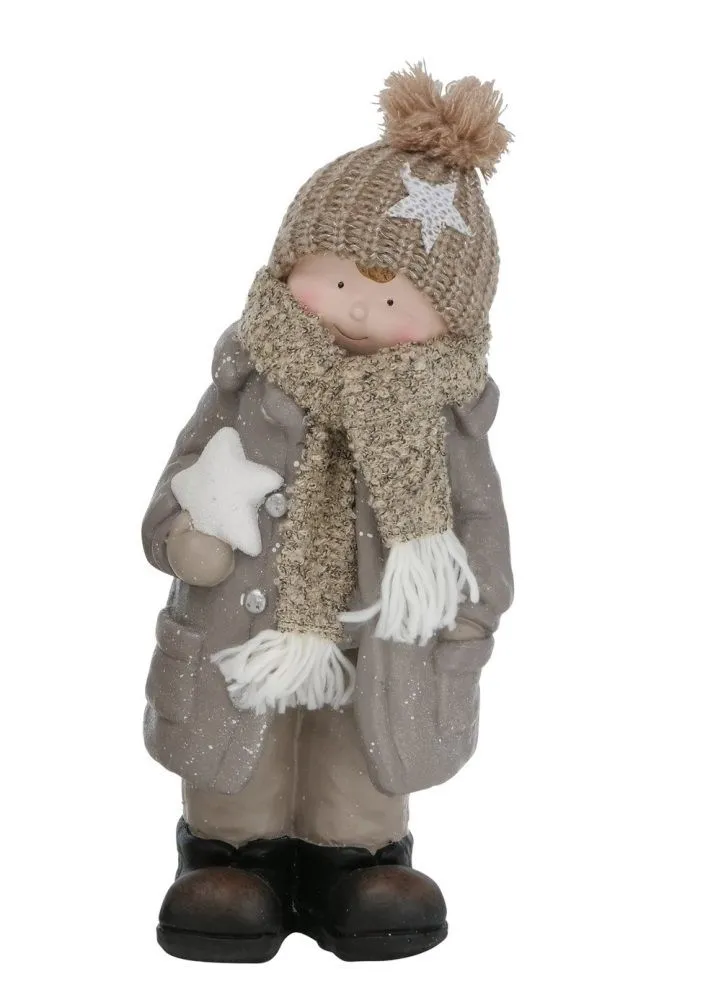 ENA Novogodišnja keramička figura dete 15x13x44cm