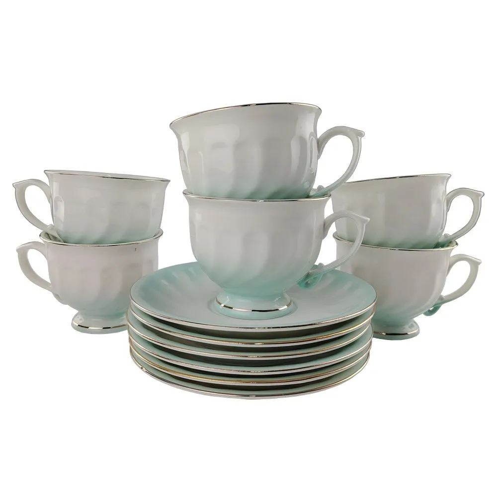 ENA Set šolja 6/1 220ml porcelan plave 24EN0645