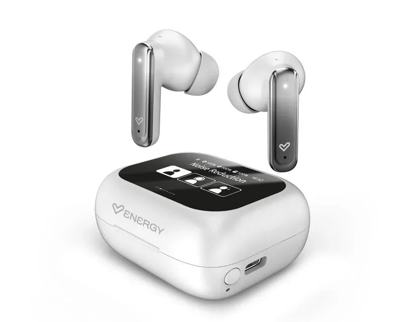 ENERGY SISTEM Bluetooth slušalice Snow ScreenSound/ bela