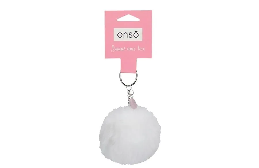 ENSO FLUFFY CHARMS dečiji privezak - bela