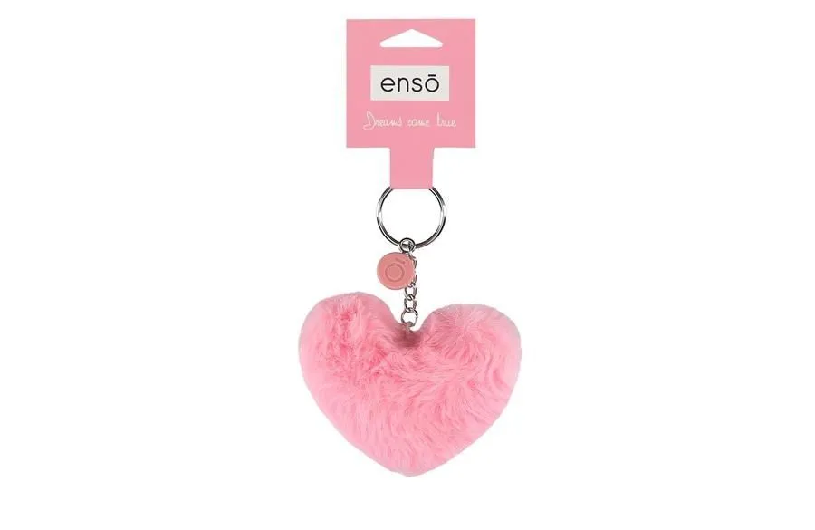 ENSO FLUFFY CHARMS dečiji privezak - fuchsia