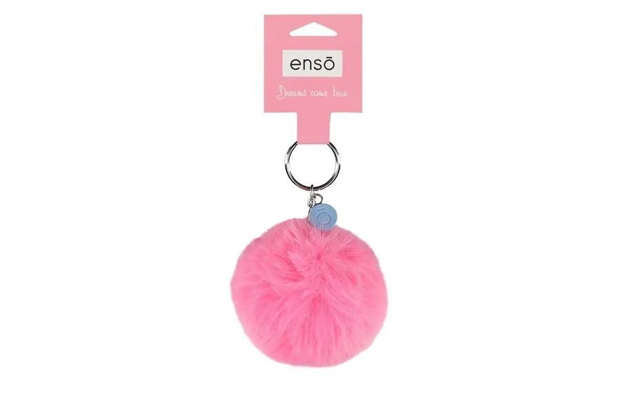 ENSO FLUFFY CHARMS dečiji privezak - pink