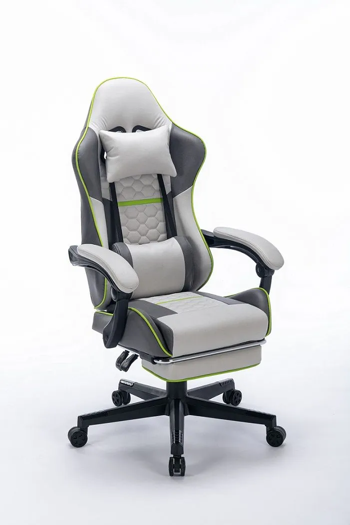 ePlayGame Gejmerska stolica HC-4095 FABRIC-LGS/ svetlo siva