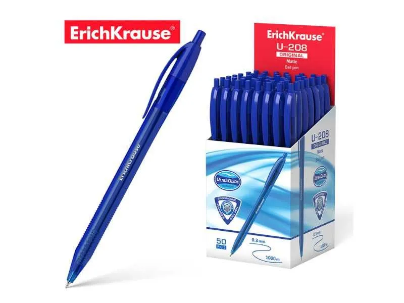 ERICH KRAUSE Hemijska olovka Ultra Glide plava 47602, set 1/50