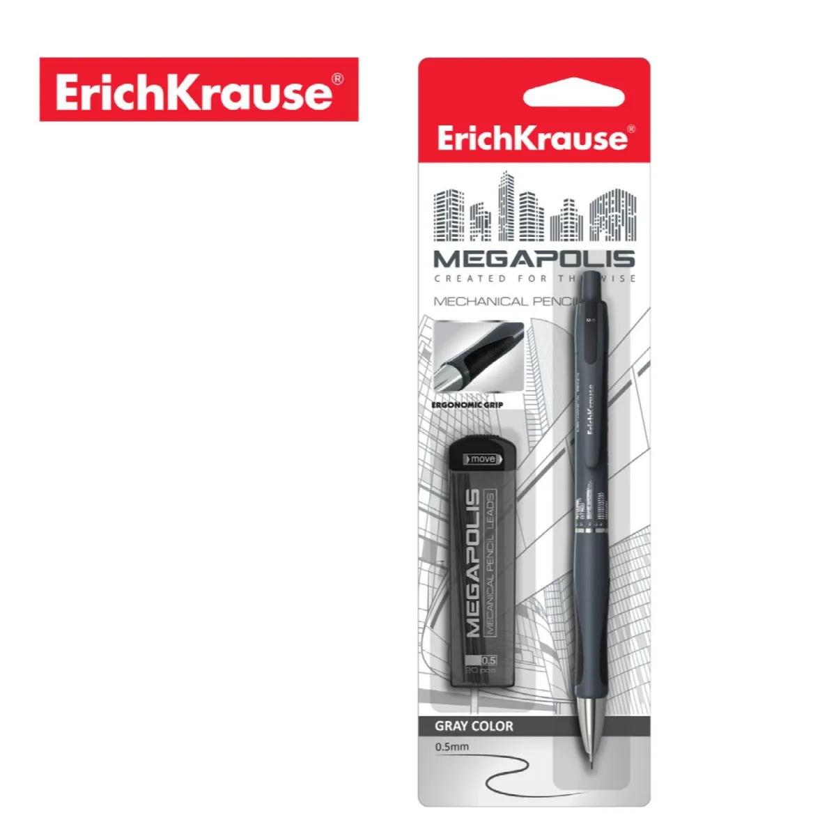 ERICH KRAUSE Tehnička olovka Megapolis, blister card 20343