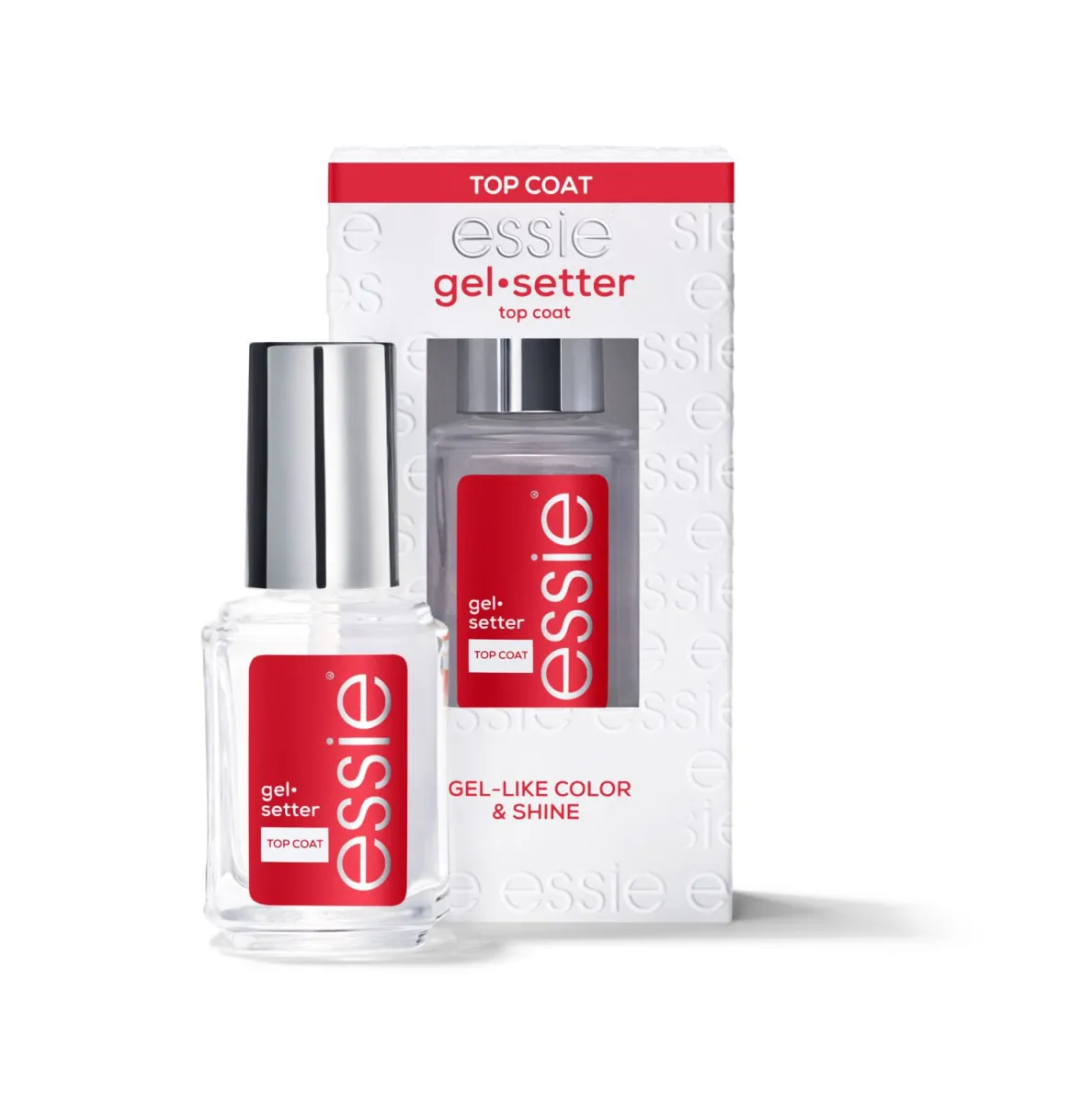 ESSIE Top Coat Lak za nokte, Gel Setter, Gel-like color&shine