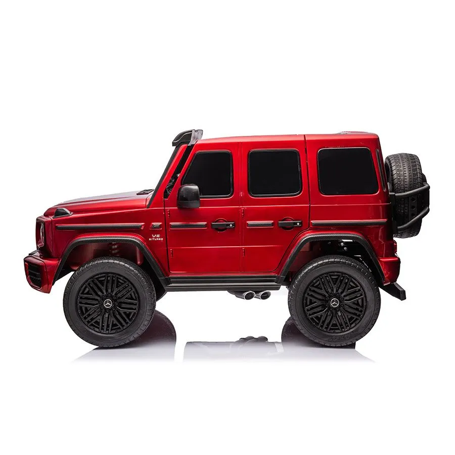 EUROBAJK Dečiji auto na akumulator dvosed Mercedes G63 4x4, crvena