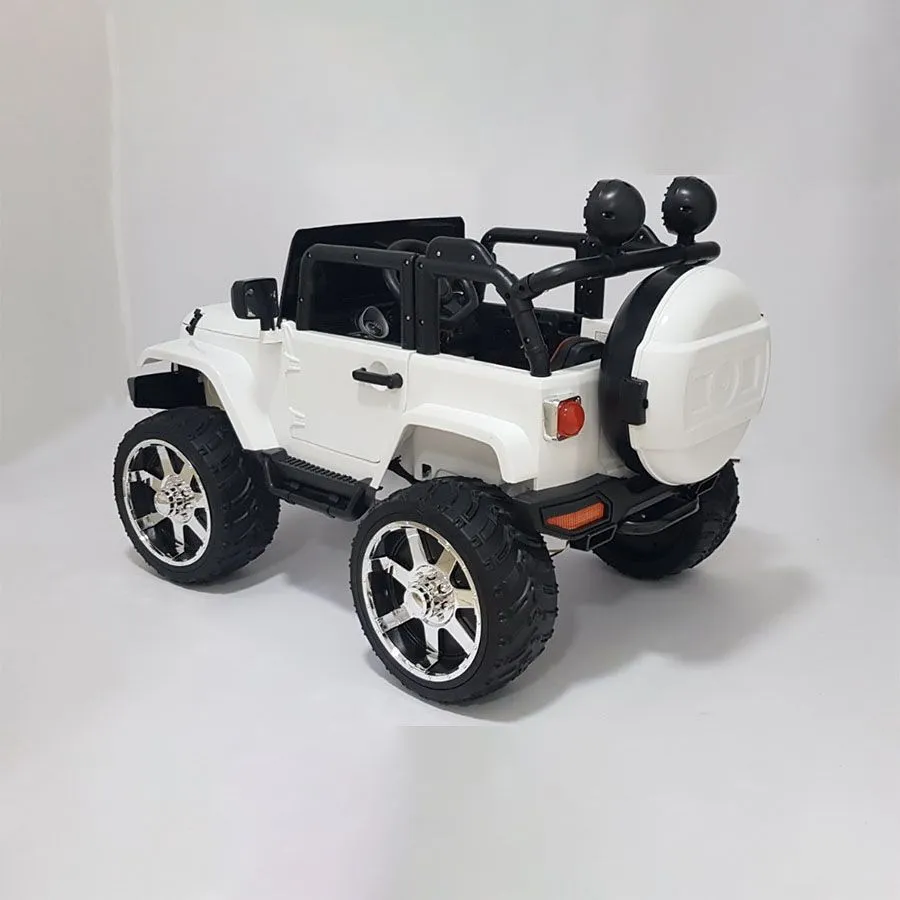 EUROBAJK Dečiji automobil na akumulator Jeep 4x4, bela