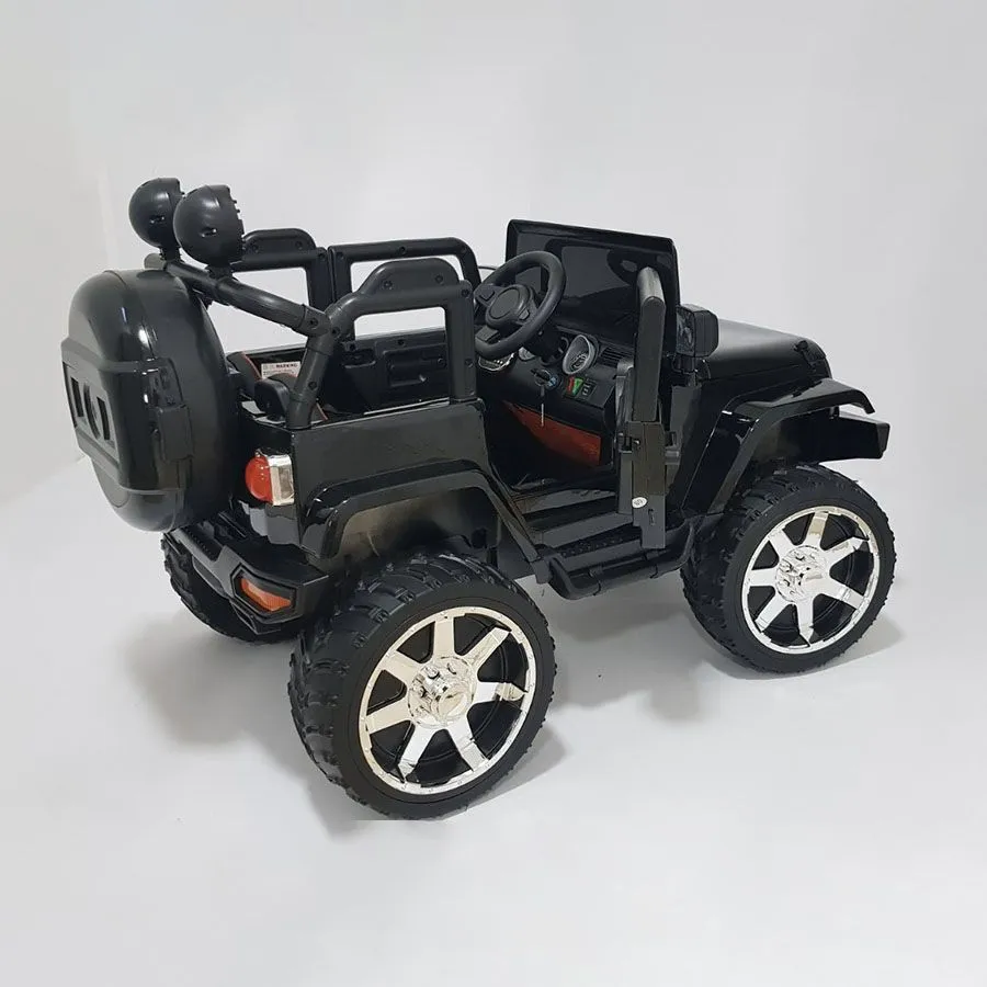 EUROBAJK Dečiji automobil na akumulator Jeep 4x4, crna