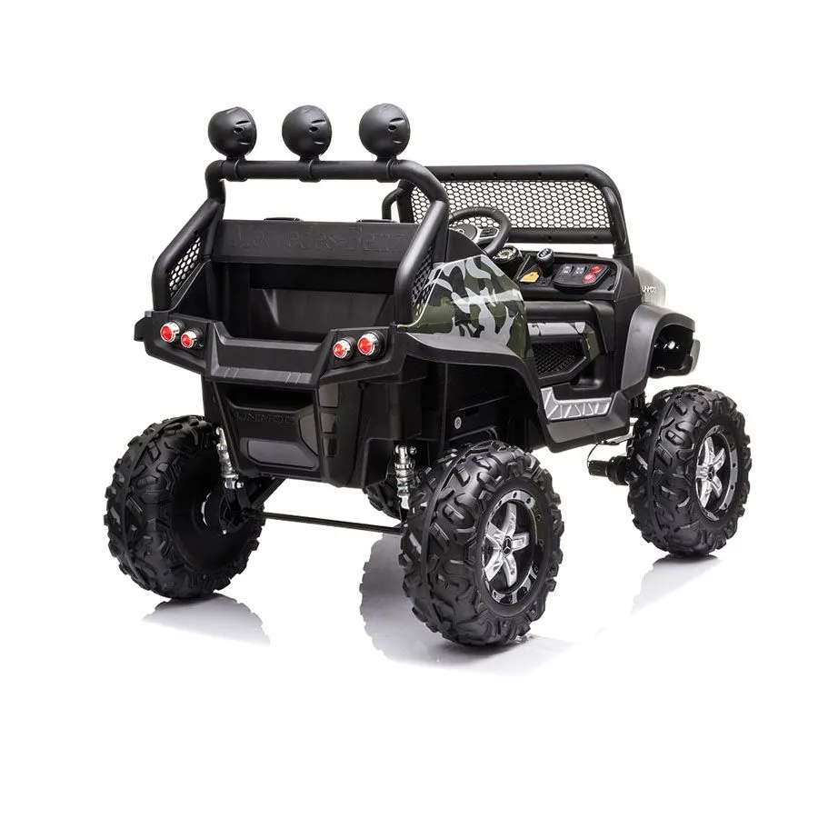 EUROBAJK Dečiji automobil na akumulator Mercedes Unimog Mini 4x4, maslinasta